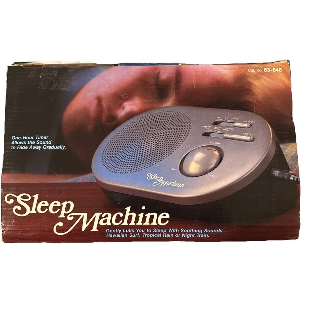 Radio Shack Sleep Machine Micronta Model 63-646 W/ Mini Attachment Tested Works - Picture 2 of 3